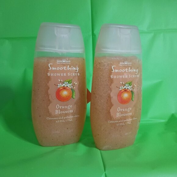 2 BBW Orange Blossom Soothing Shower Scrub Bath & Body Works Discontinued - Picture 1 of 4